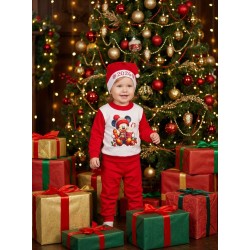 Костюм с колпаком "Міккі новорічний" 6-135